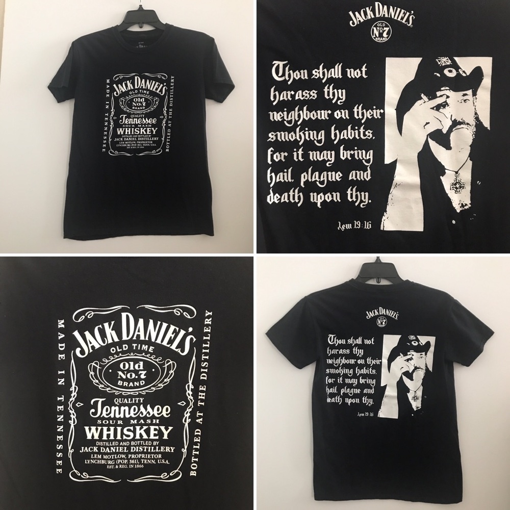 SUPER RARE - LEMMY Jack Daniels Collectible T-shirt
